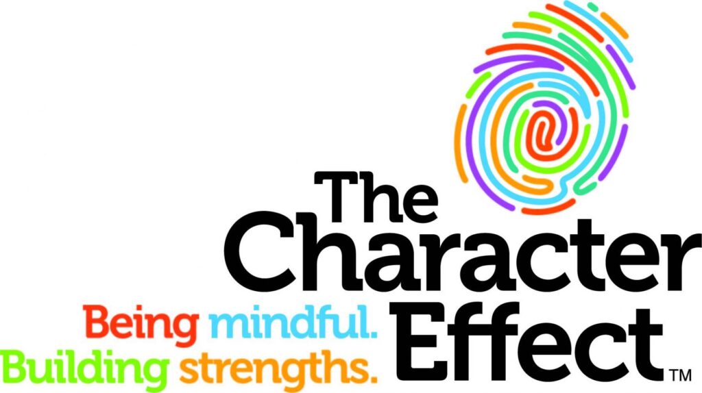 Colorful logo for The Character Effect