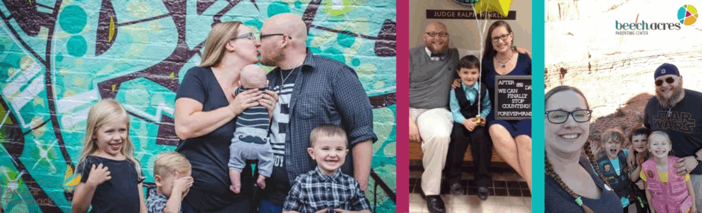 Photos of a family's adoption journey