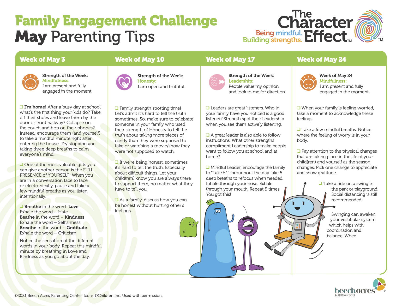 Family Engagement Challenge May 2021