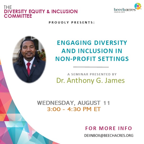 Engaging Diversity and Inclusion In Non-Profit Settings with Dr. Anthony G. James