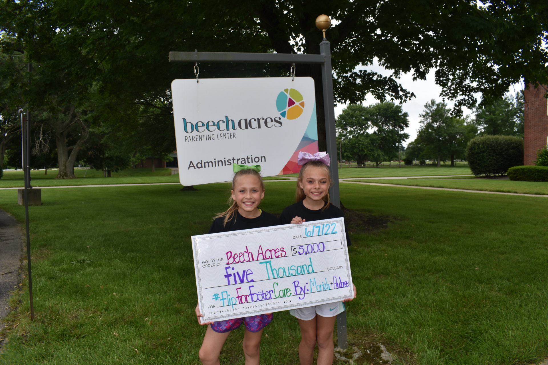 Flip For Foster Care Raises $5,000 for the Foster Care Program at Beech Acres