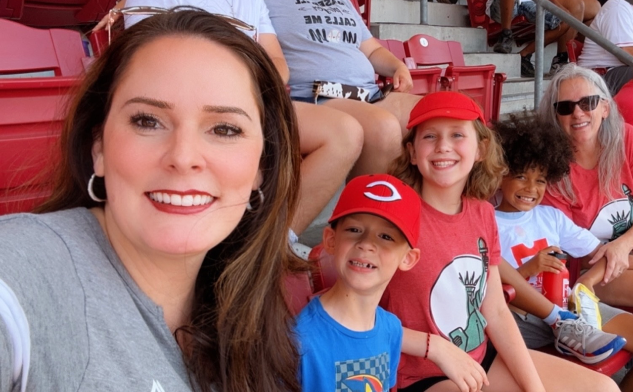 Kinship Families Attend Most Valuable Kids Reds Experience