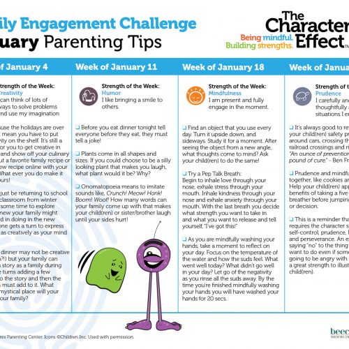January Parenting Tips